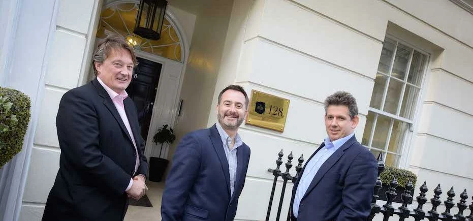 Phil Tomalin (left) and Nick Keaney (centre), both joint managing director of Projex Building Soluti