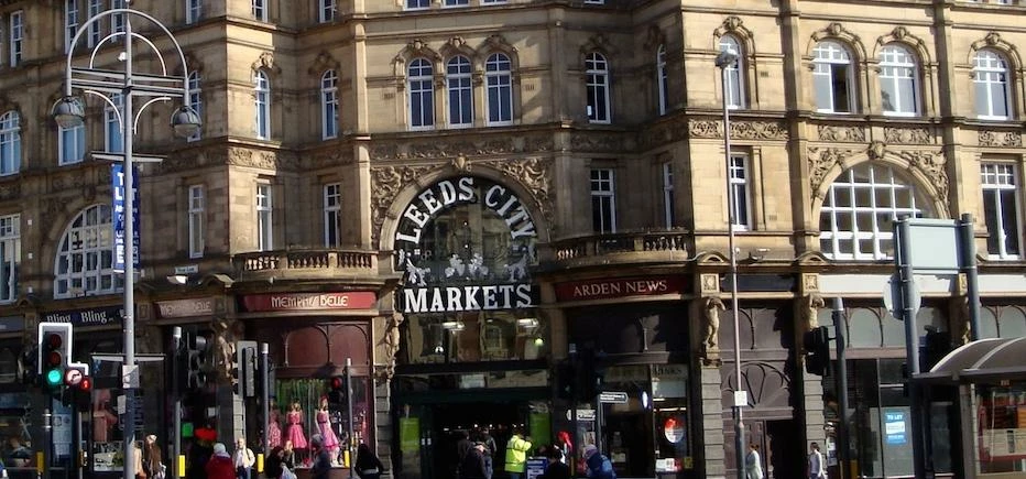 Leeds Kirkgate Market. 