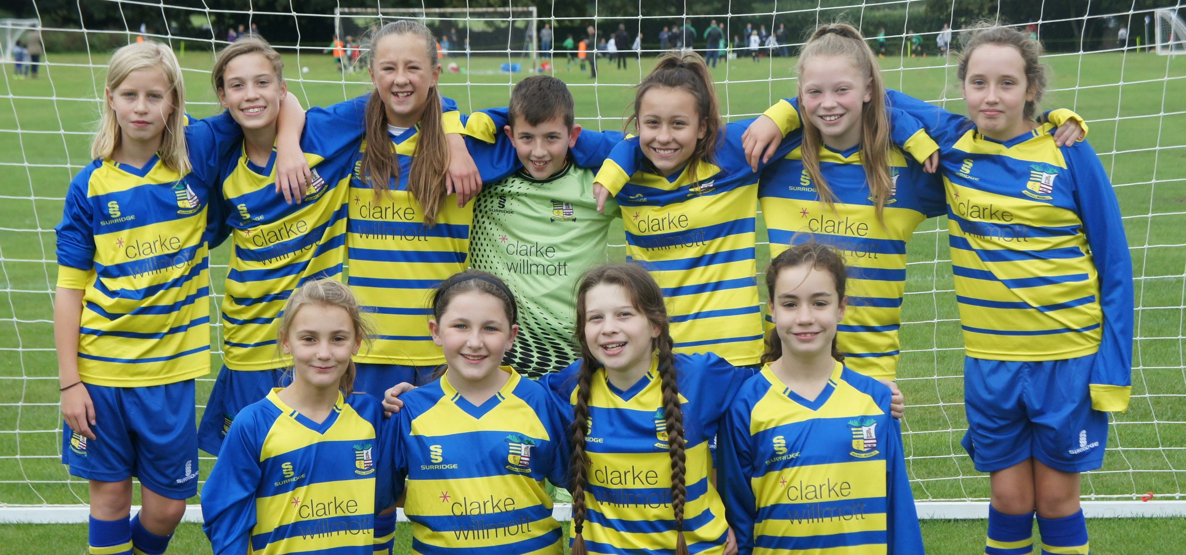 Solihull Moors FC under 13s girls team