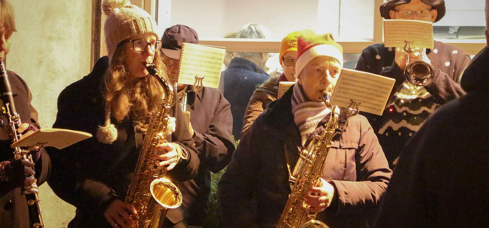 Entertainment at the Albrighton Christmas Extravaganza (pic courtesy of Vicky Andrews)