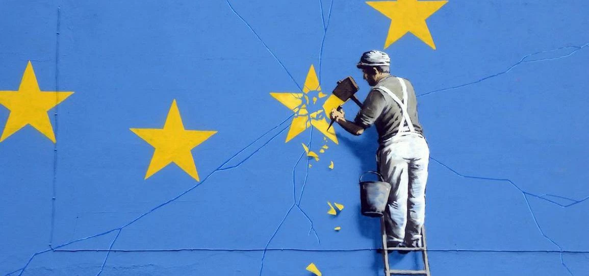 Banksy does Brexit (detail) #banksy #brexit