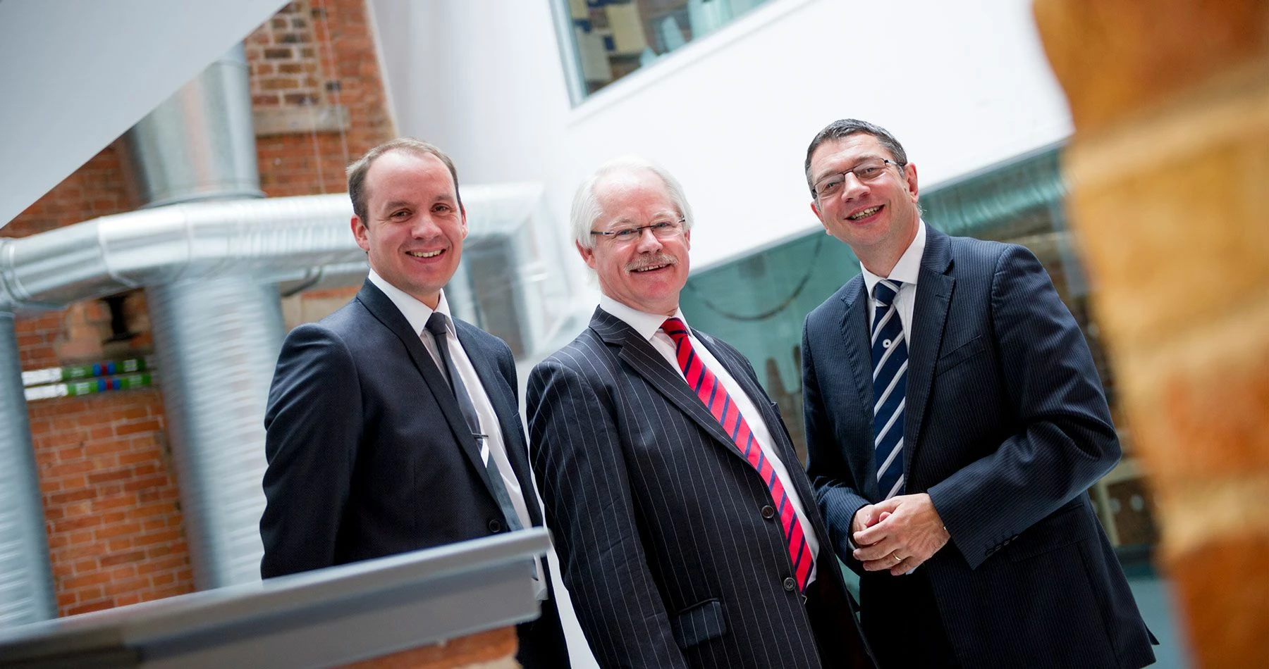 The JCB Academy and Parker executives in the new training area