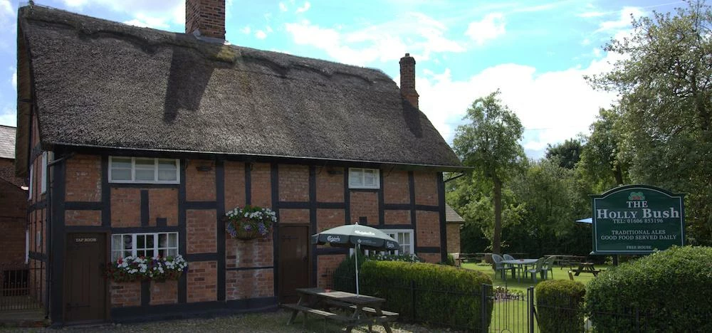 The Holly Bush Inn which has hit the market in Cheshire.