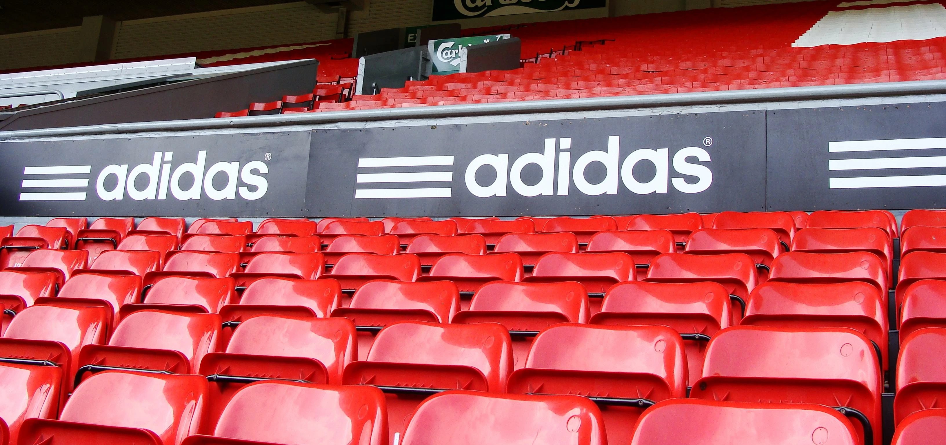 Adidas boards at Anfield