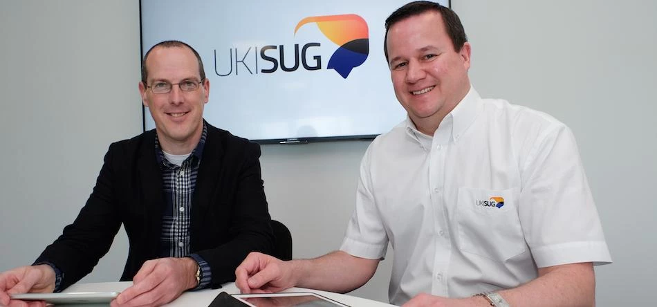(Left to Right) Andrew Middlemiss, finance manager at Odyssey Systems, with Craig Dale, chief execut