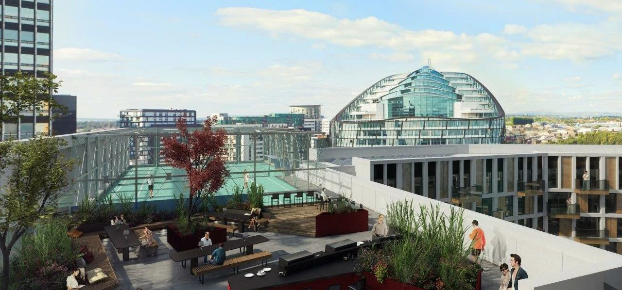 Rooftop living at Angel Gardens