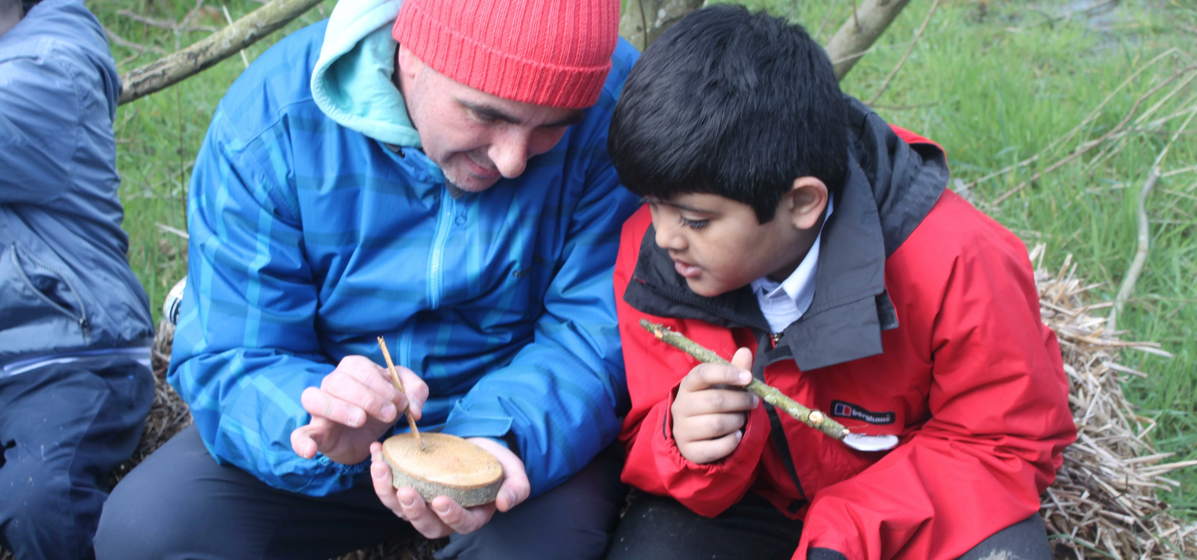 Forest school educates young people about the outdoors