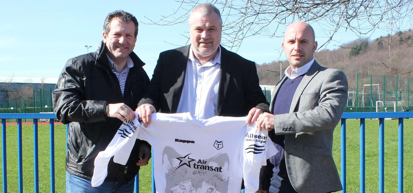 Terry Churchill (COO at Allseas Global Logistics), Martin Vickers (BDO at Toronto Wolfpack) & Bryn