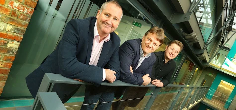 L-R: Neil Francis, Chairman of Pogo, Ian Richards, Director at Northstar Ventures, and Jack Francis,