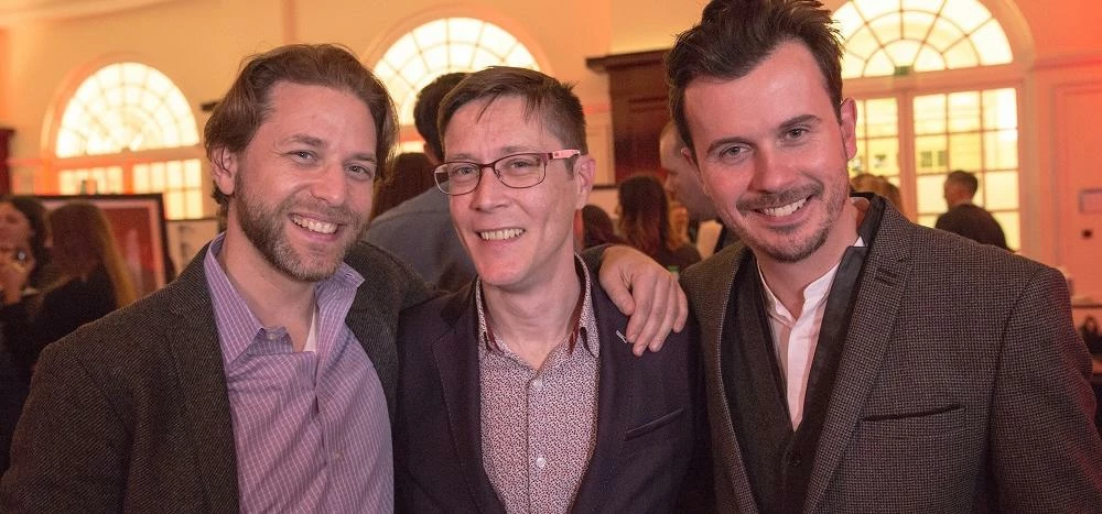 Dr Jack Kreindler with Dr Vernon Bainton and Havas Lynx CEO Dave Hunt