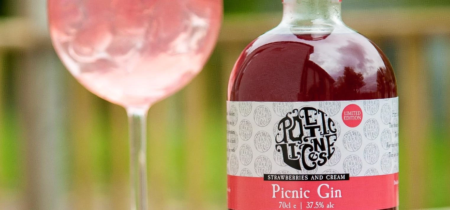 Poetic License Strawberries and Cream Picnic Gin