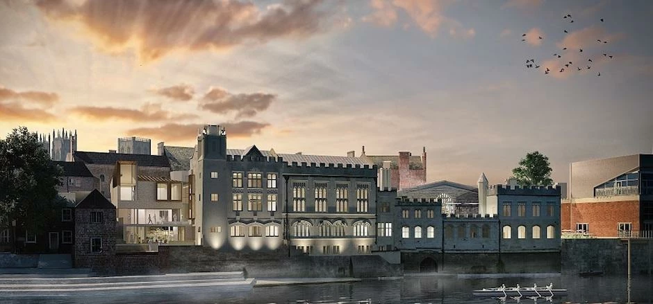 An artist impression of what the proposed Guildhall complex will look like.