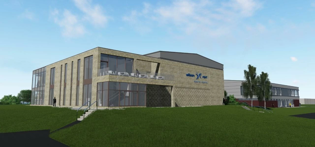 CGI of Wilson Fort Sports Centre