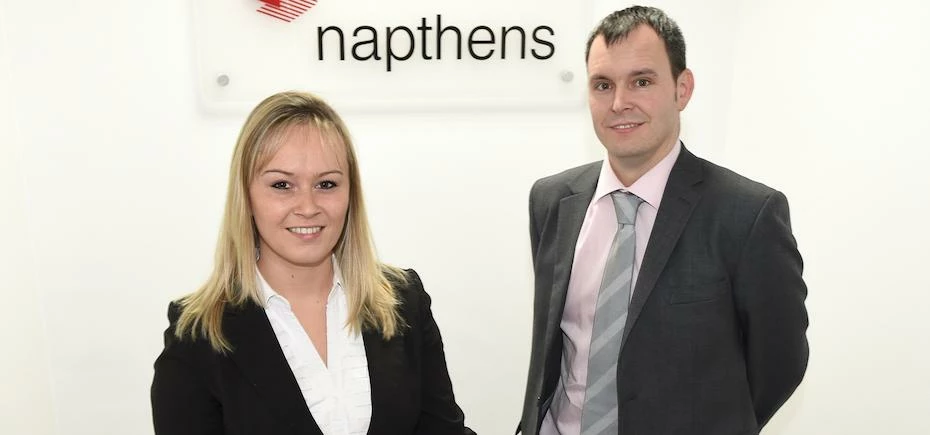 Image: Napthens' Diane France and Andrew Holden