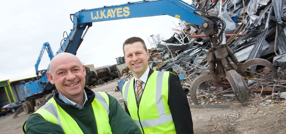 Ian Kayes (left) with Stuart Stocks