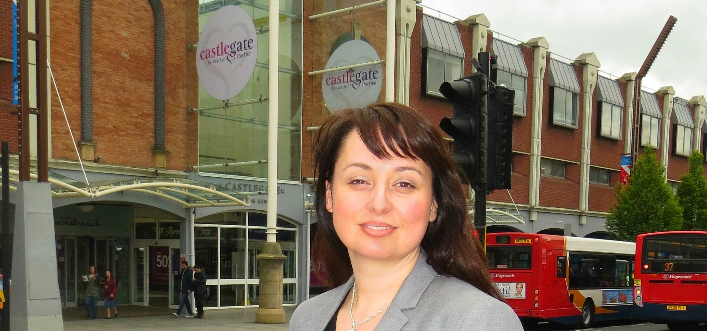 Tracey Surtees - Acting Centre Manager at Castlegate Shopping Centre fully supports the BID. 