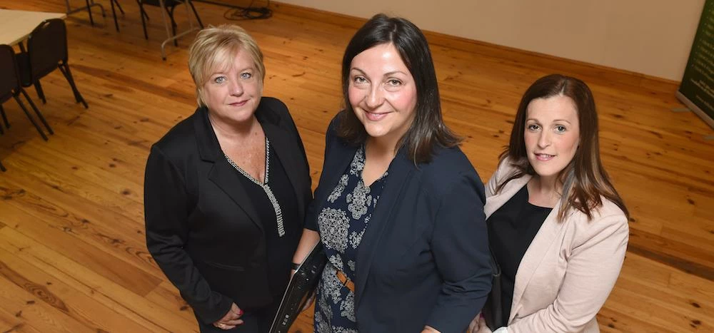 L-R: Linda Taylor, Emma Woan and Tracy Gardiner