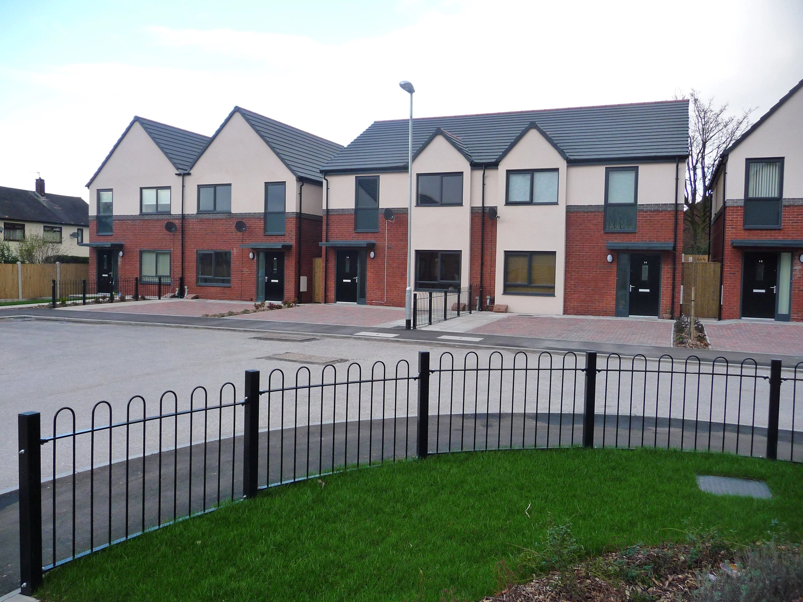 New affordable housing at Langley in Rochdale