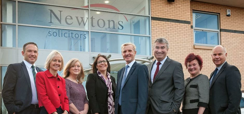 Newtons Solicitors team leaders: Matt Butcher, Rachel Robinson, Carole Gibbs, Claire Armer, James To