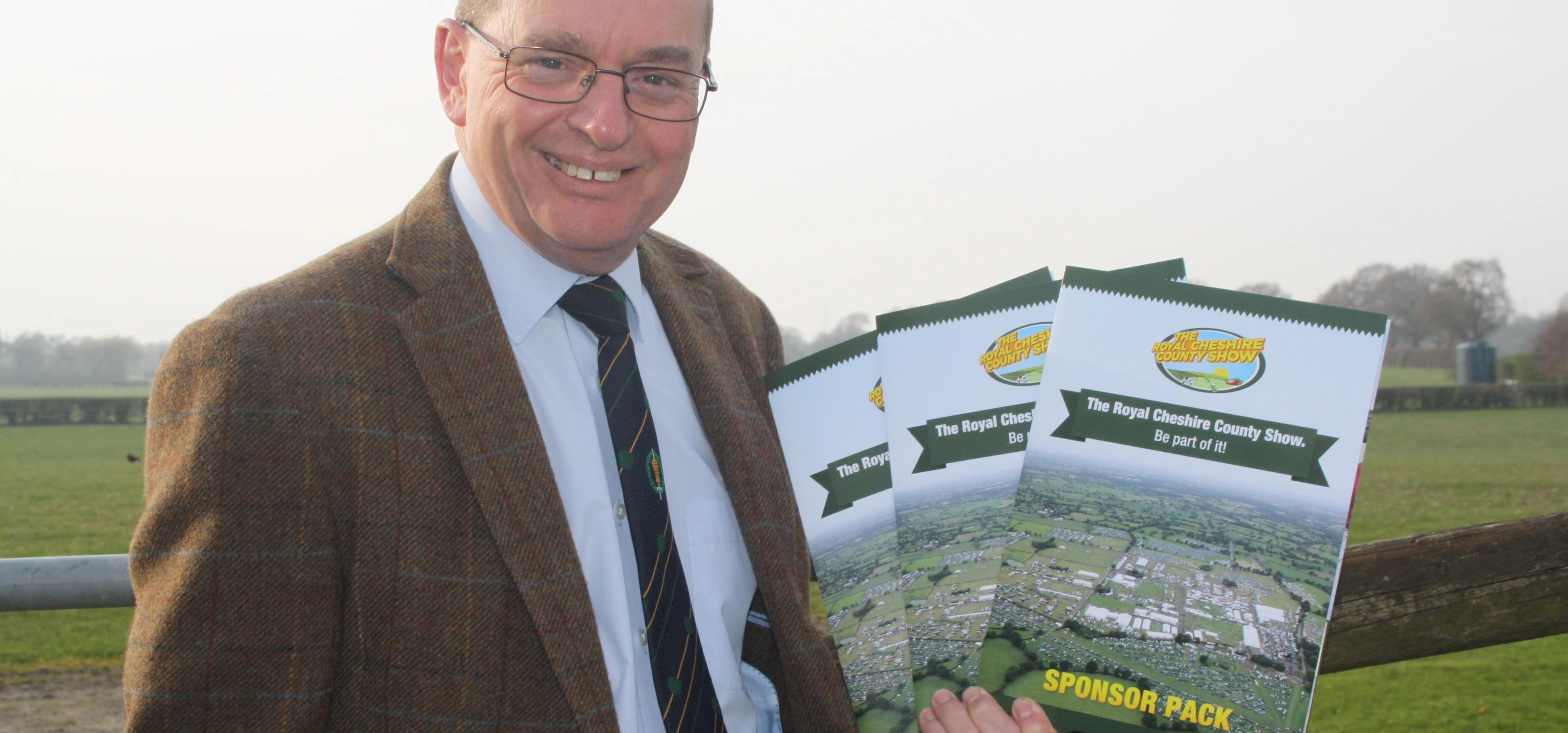 Nigel Evans – Executive Director - with the new sponsor pack