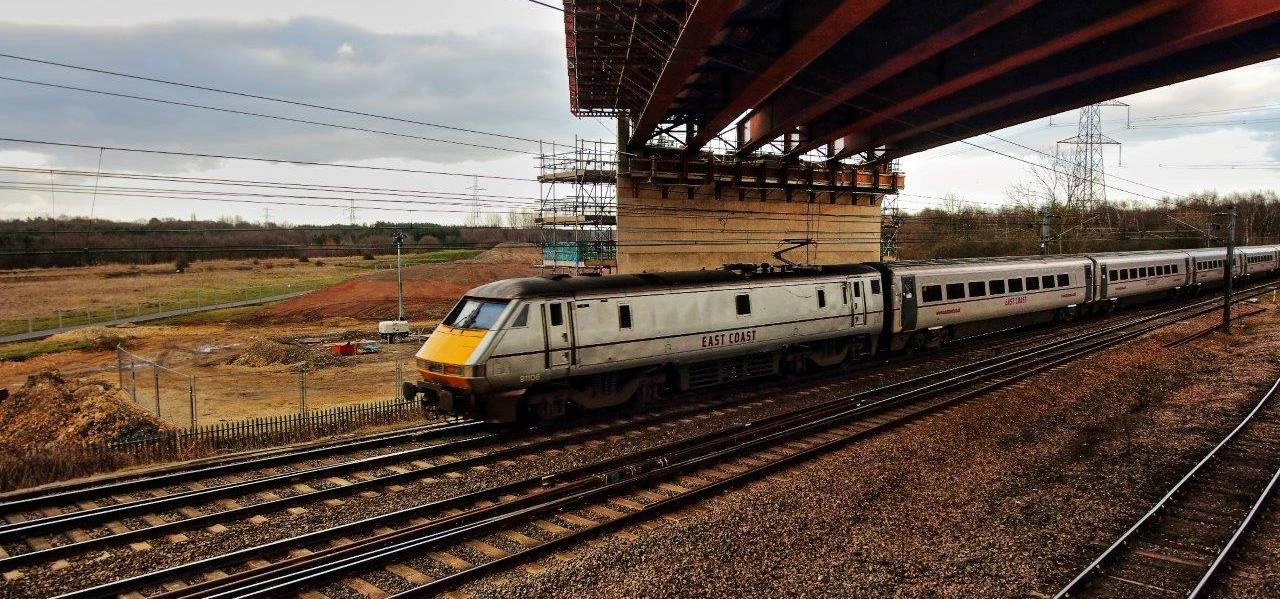 Link road over the East Coast Main Line