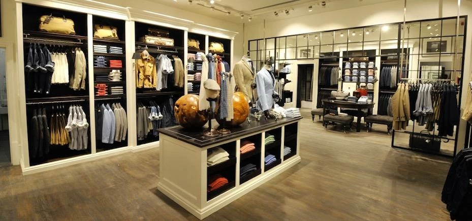 The new Hackett store, which has opened at Bluewater Shopping Centre. 