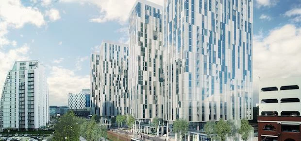 Exterior of X1 Media City