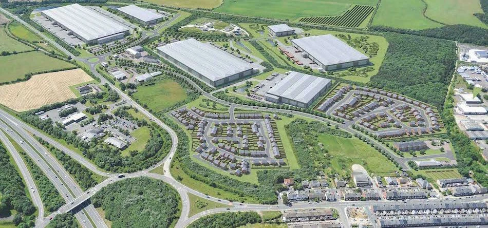 Aerial View of Bowburn to the South West