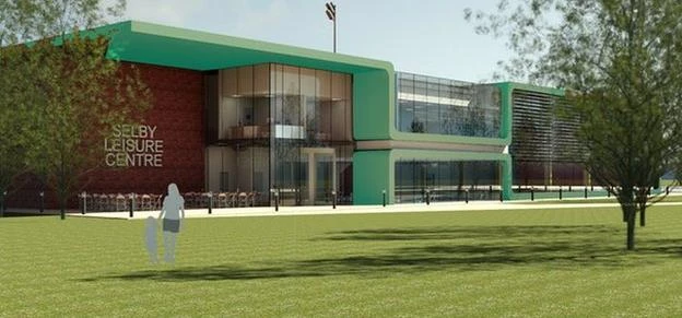 Artist impression of Selby Leisure Centre. Image credit: Selby District Council