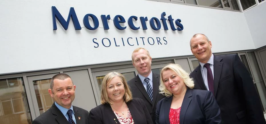 left to right: Andy Webster-RBS, Alison Lobb-Morecrofts, Dave Parr-Morecrofts, Julie Johnson-Morecro
