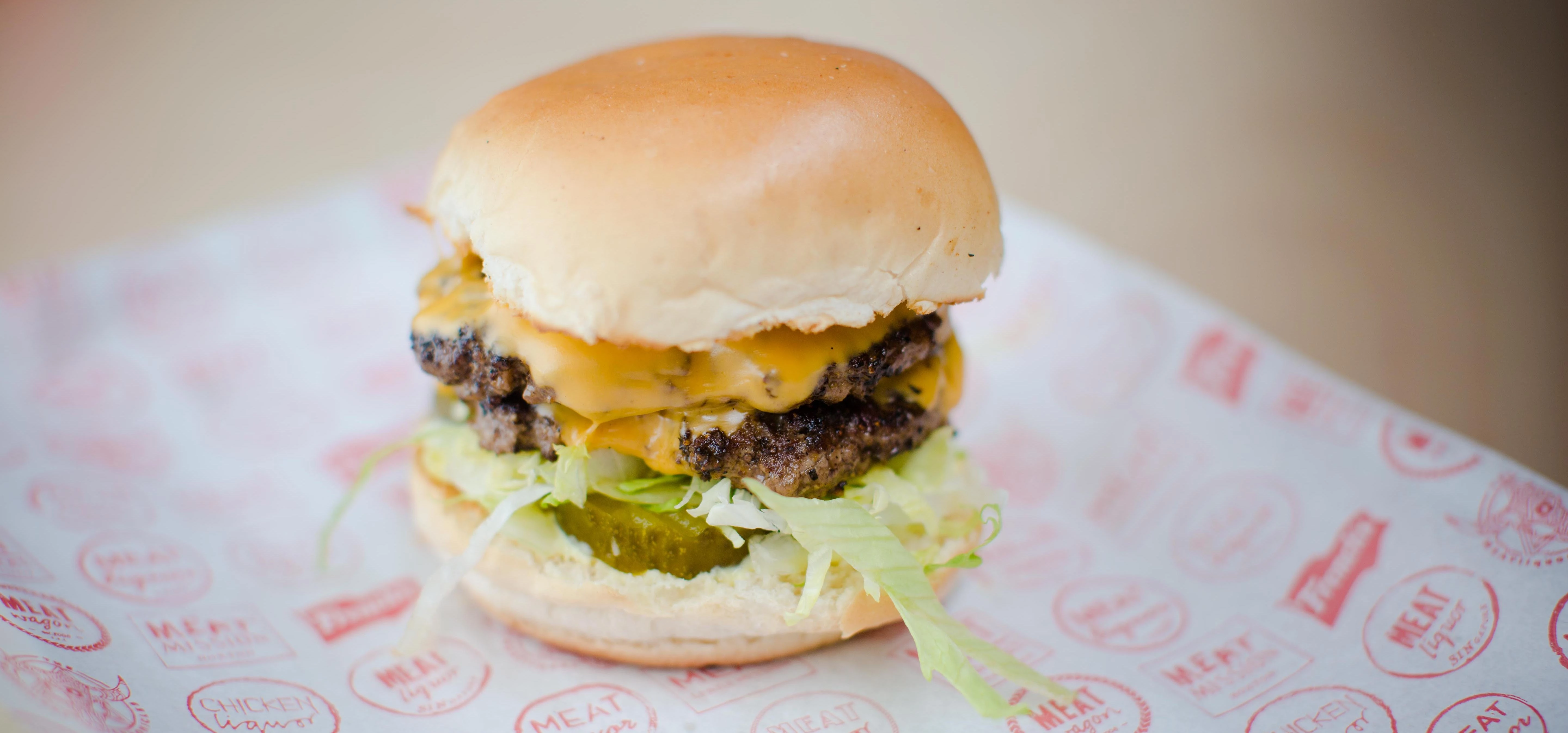 A burger from MEATLiquor, who have just secured a new site near Kings Cross Station.