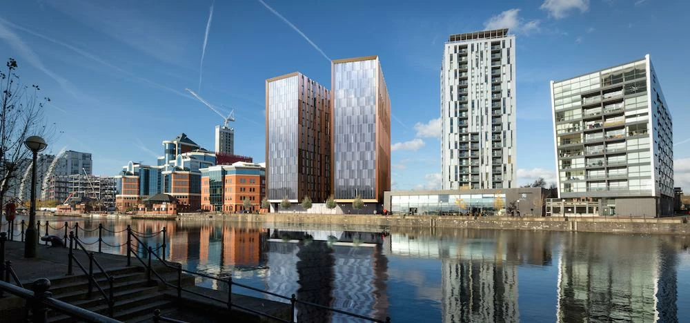 Artist's impression of Glenbrook's latest Salford Quays development.