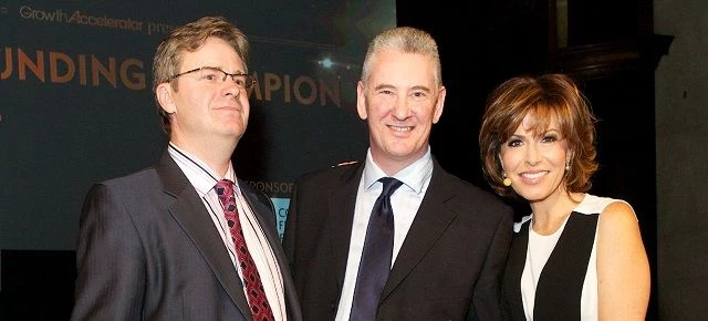  Picture caption: (Left to right) David Petrie, head of corporate finance at ICAEW (Funding Champion