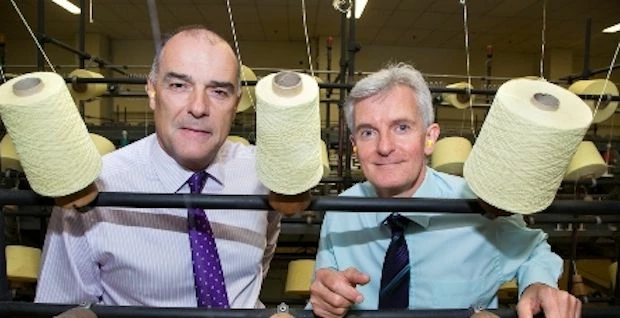NatWest Relationship Manager David Smithies with Ian Stead, Finance Director at Sirdar.