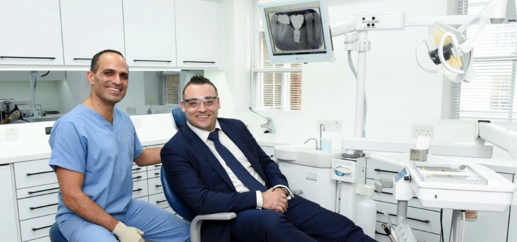 Left to right:Dr Mehran Sanei, Principal and Specialist Prostodontist at Dental Perfection and Richa