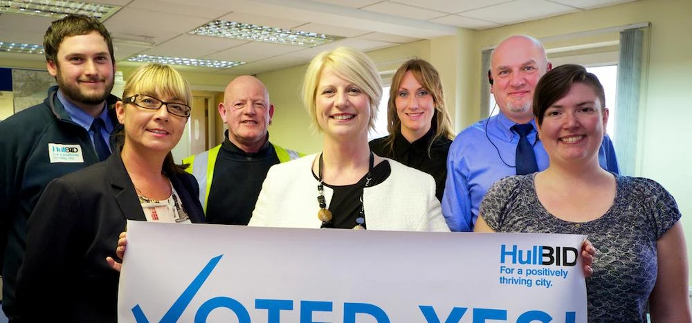 Around 1,130 voting papers were distributed to businesses within the HullBID area during February.