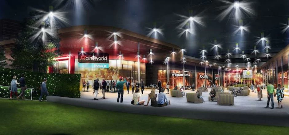 CGI of White Rose Shopping Centre's new extension. 