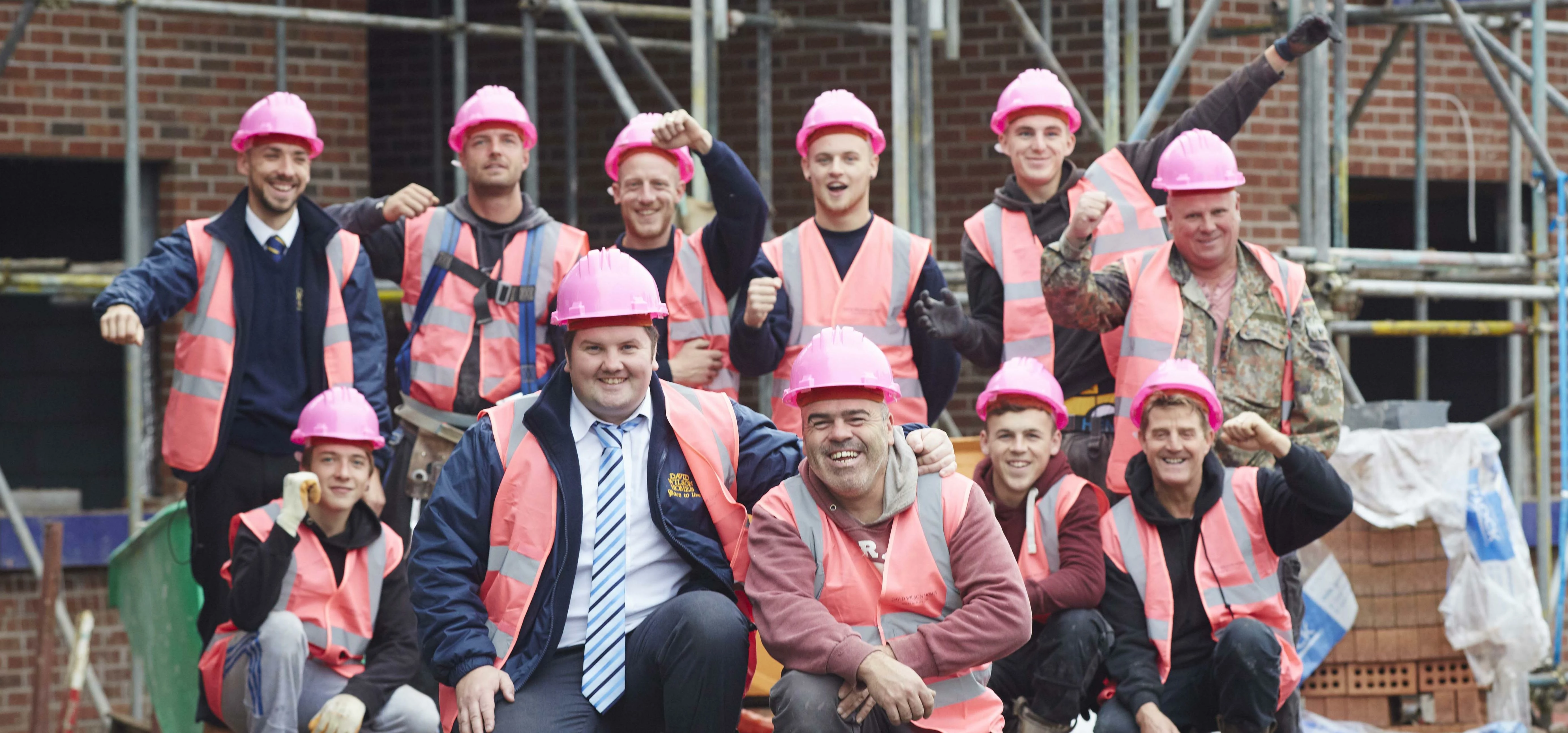 David Wilson Homes North West builders support Breast Cancer Awareness