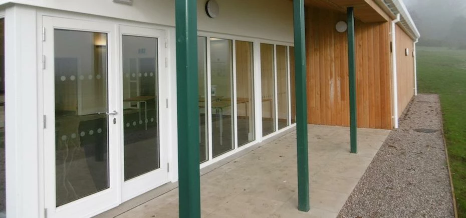 The new £400k sports pavilion at Dallam School