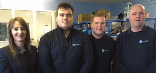General manager Linda Hannah with some of Hydrochem's new recruits