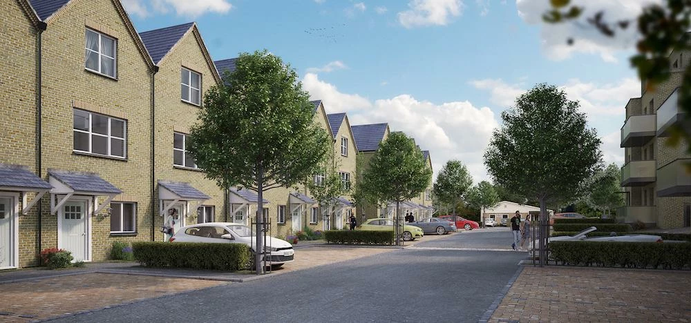 Artist's impression of the new Catalyst housing development in Oxford.