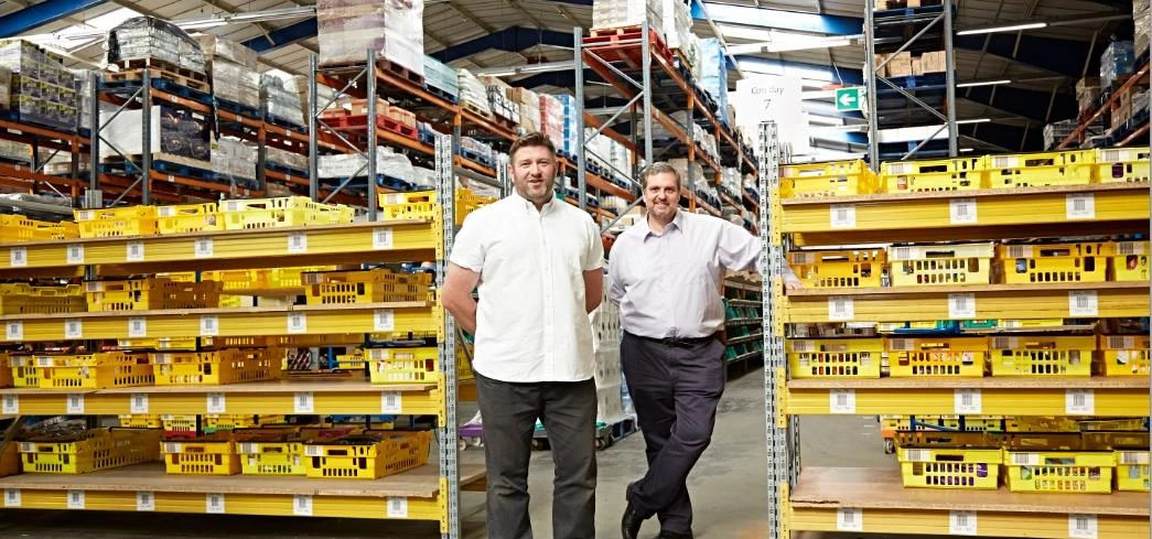 Founder of Approved Food Dan Cluderay and Director Andy Needham