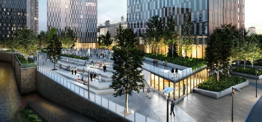 A CGI of the proposed Owen Street development