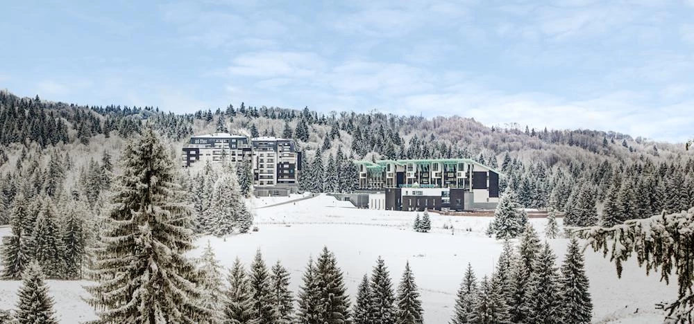 The Silver Mountain Resort that's up for sale in Romania.