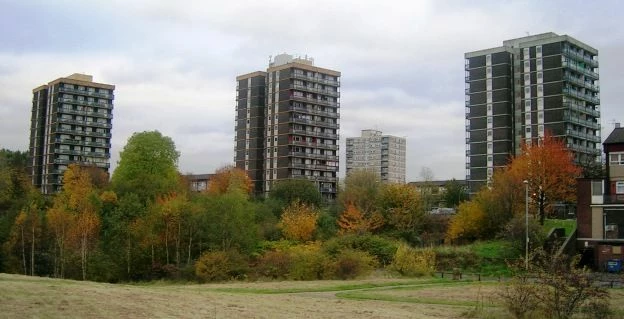 High rise flats in Collyhurst 