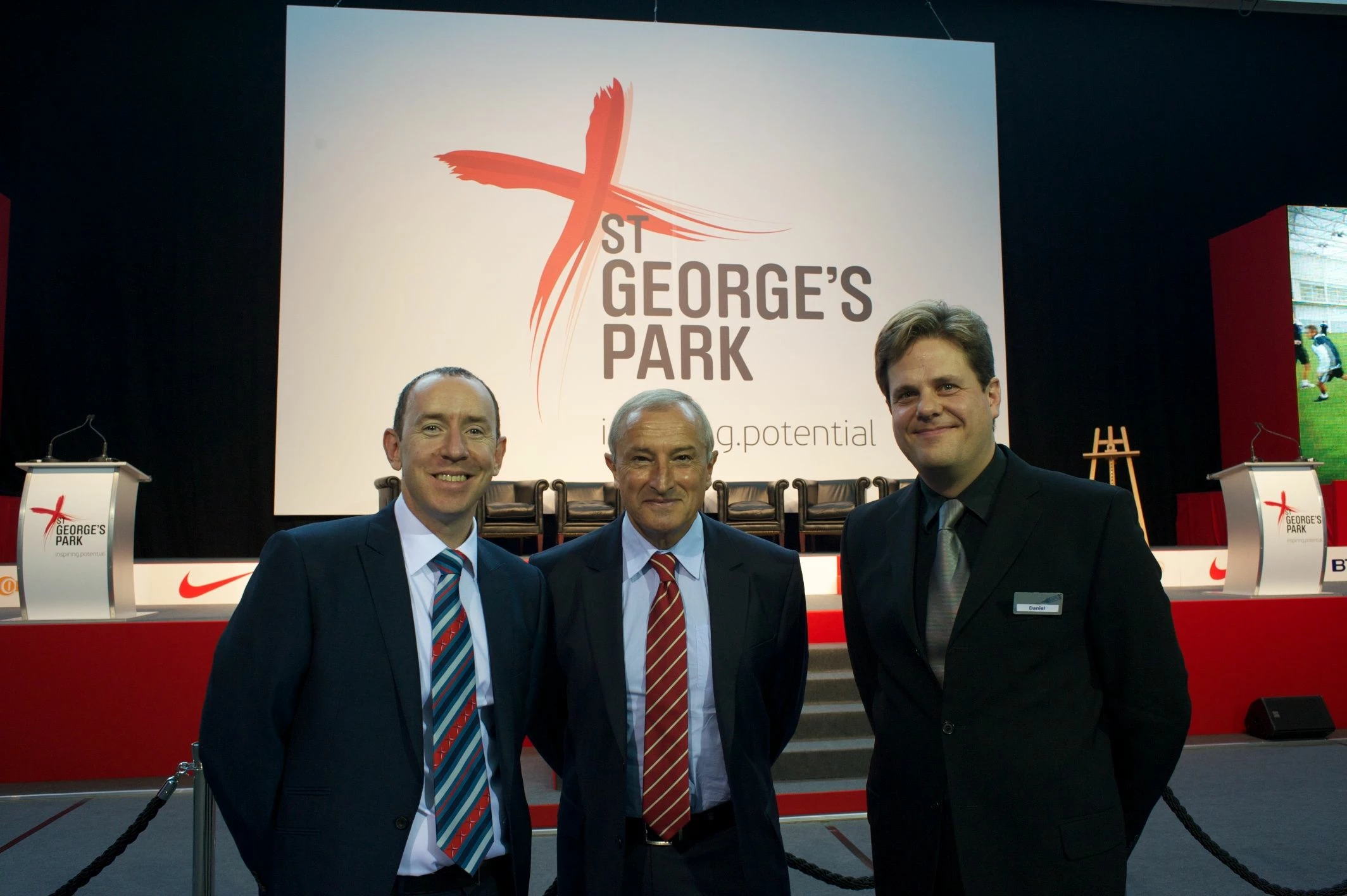 Managing Director of Dine, Daniel Gill with Jim Rosenthal and Matt Hudson from Generate Events