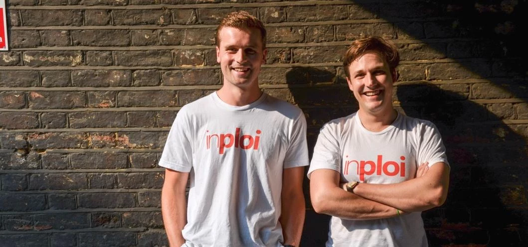 Inploi's co-founders Alex Hanson-Smith and Matthew de la Hey.