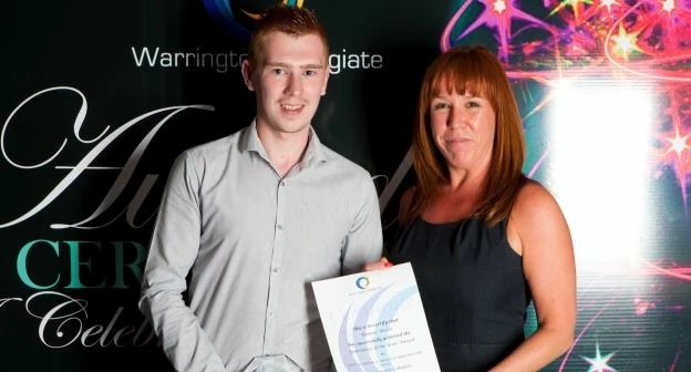 Tom Mellor with Melanie Southcote