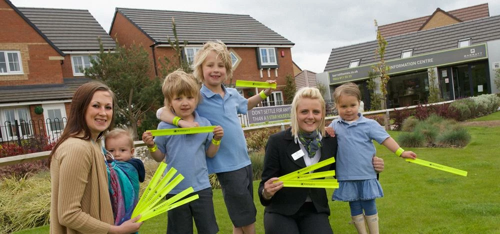 Walk to School Week with Barratt Homes