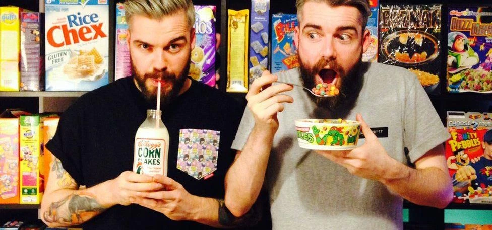 The Keery Brothers, founders of the Cereal Killer Cafe